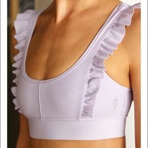 Free People Ruffle Me Up Sports Bra